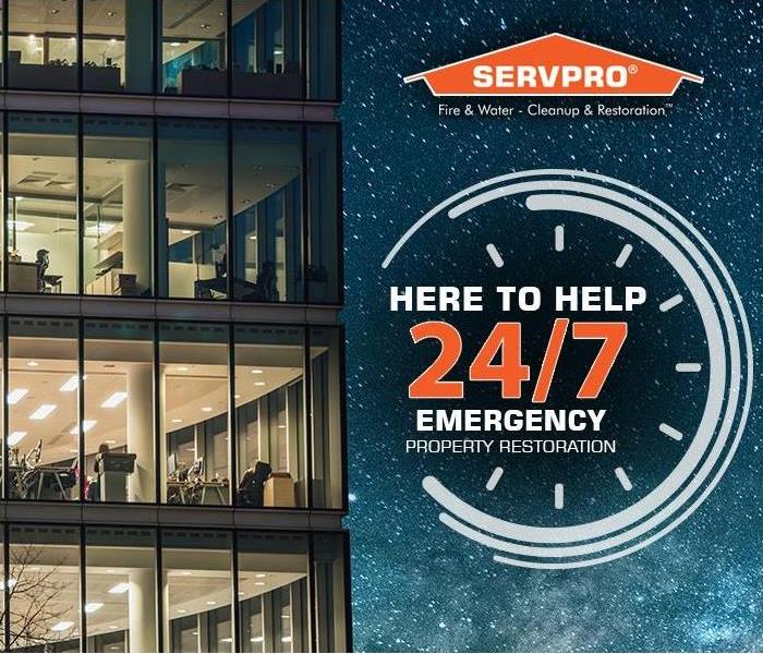 SERVPRO here to help 24/7